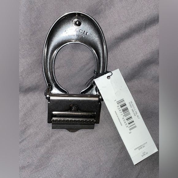 BMWT Coach Men’s Logo Metal Belt Buckle - Picture 5 of 8